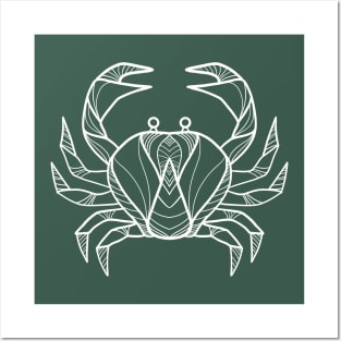 Zodiac sign set - Cancer - Crab Posters and Art